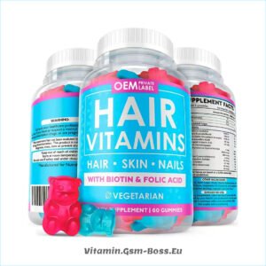 Hair , Skin , Nails Vitamin with Biotin & Folic Acid Vegetarian