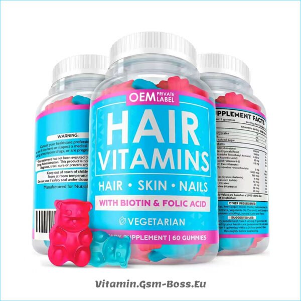 Hair , Skin , Nails Vitamin with Biotin & Folic Acid Vegetarian