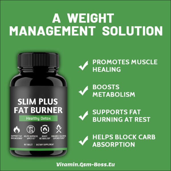 Slim Plus Fat Burner , Slimming Pills Weight loss , Fat Burner Pills Appetite Suppressant Weight loss , Slimming Capsule - Image 4