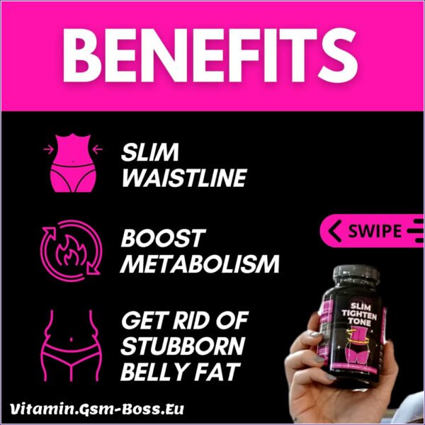 Slim Tighten Tone , Slimming Pills Weight loss , Fat Burner Appetite Suppressant Capsule - Image 4