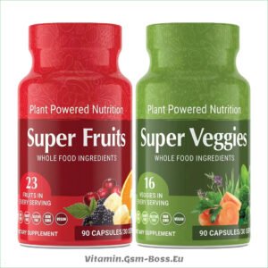 Super Organic 23 Fruit & Super Organic 16 Veggies Vitamin Pills