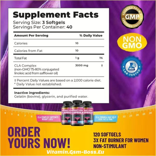 Weight Lose Belly Stomach Fat  Burner , Slim , Tight , Tone Capsule - Image 5